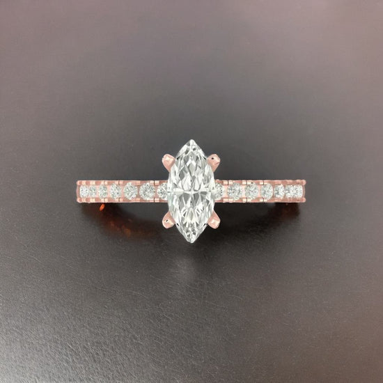 Splendor lab grown diamond fancy ring