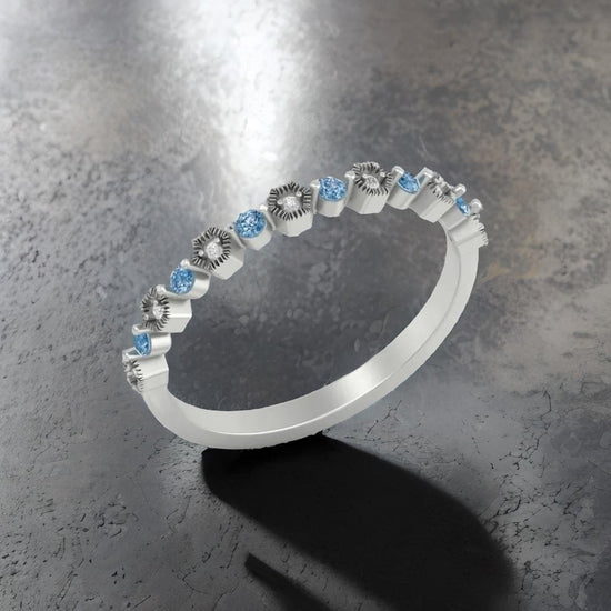 Exulta lab grown diamond fancy ring