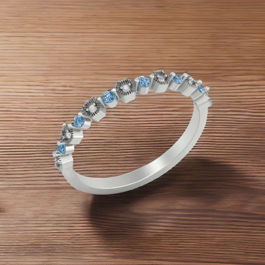 Evoz lab diamond ring for women