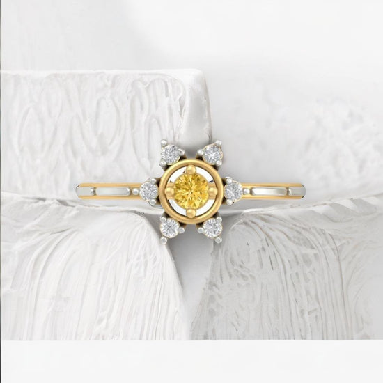 Load image into Gallery viewer, Surge lab grown diamond fancy ring
