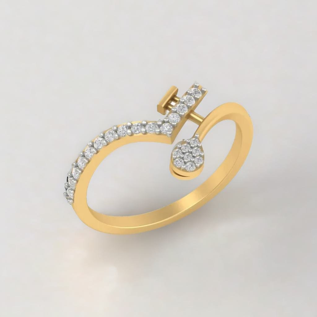 Load image into Gallery viewer, Zinga lab grown diamond ring design
