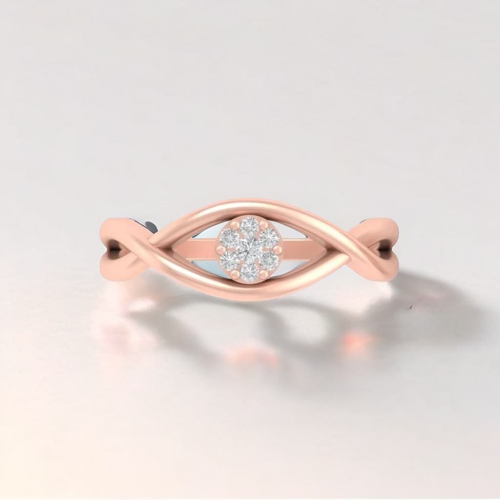 Lusha lab diamond ring for women