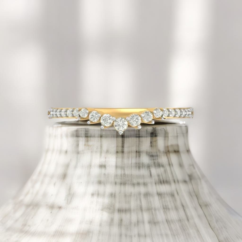 Kinetic lab grown diamond ring design