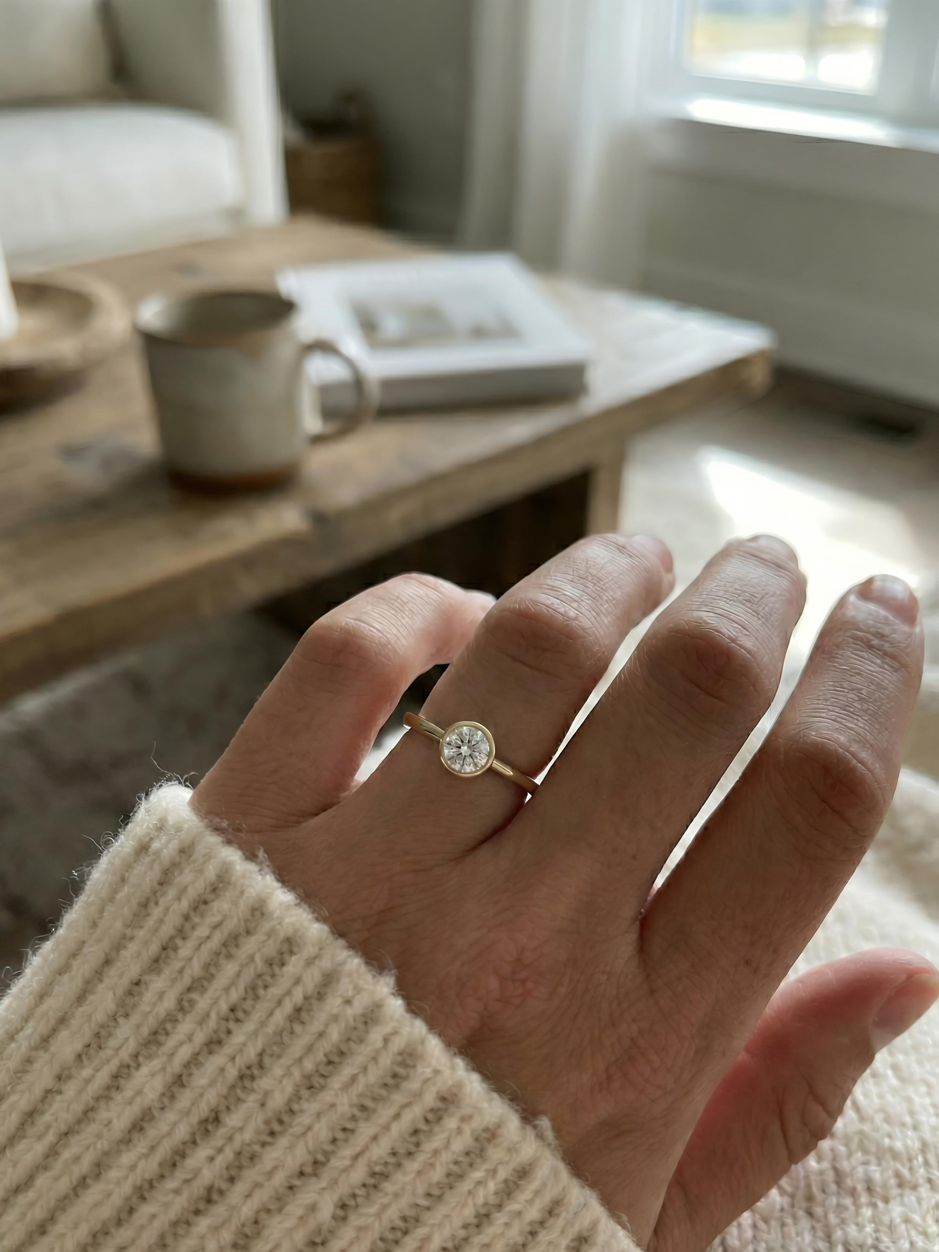 Reverie 53 Pointer Lab Grown Diamond Ring - Dreamy Elegance - Fiona Diamonds - Fiona Diamonds