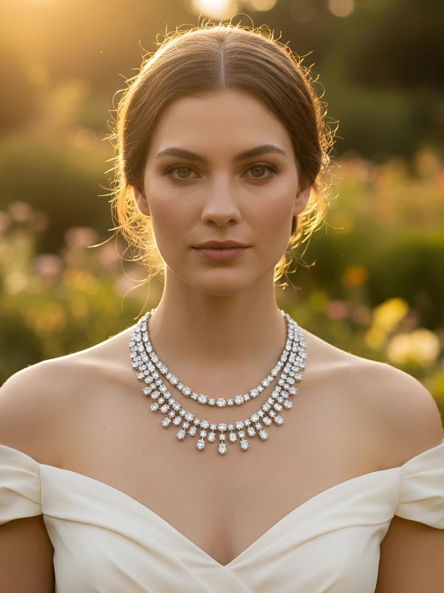 Enchanted Charm Lab Diamond Necklace