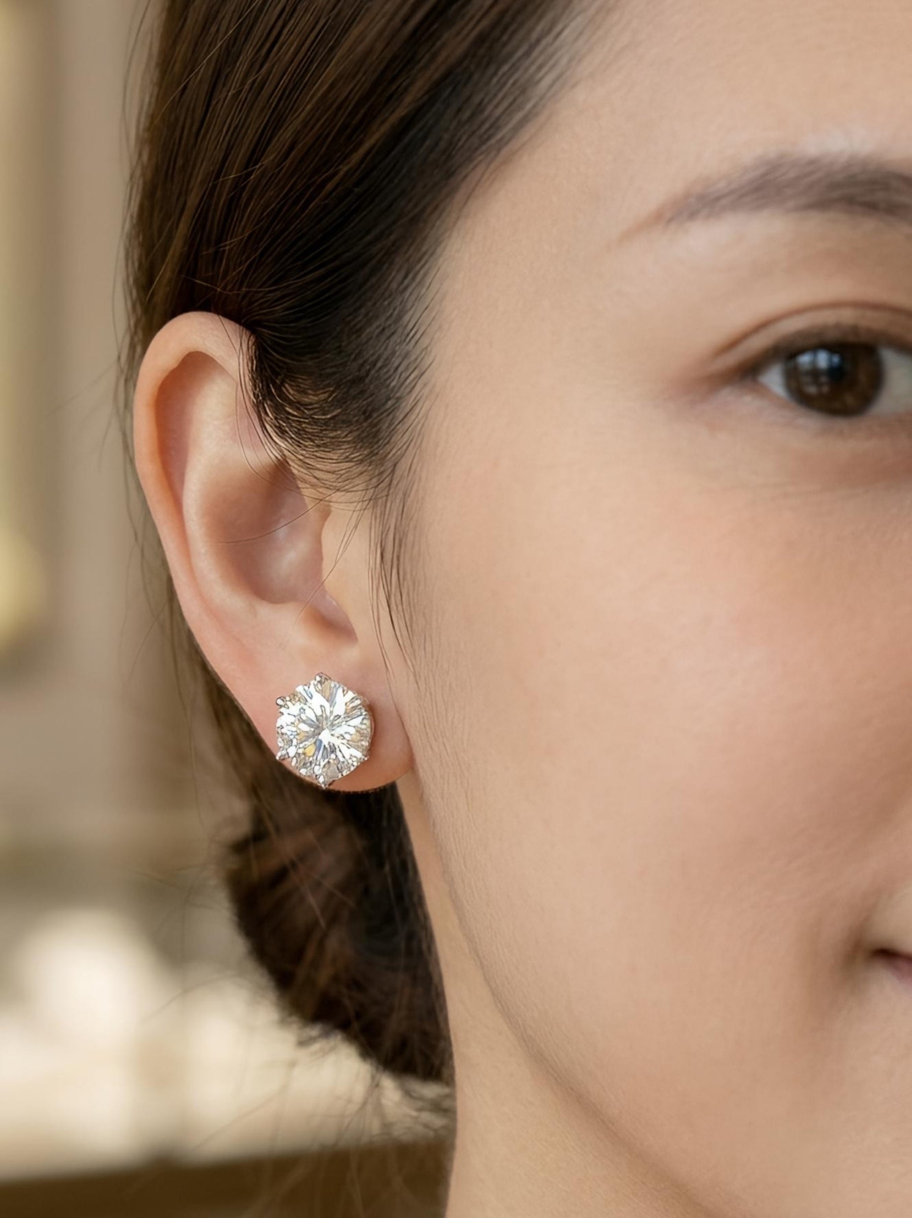 Hestia Vex Lab Diamond Earring - Fiona Diamonds - Fiona Diamonds