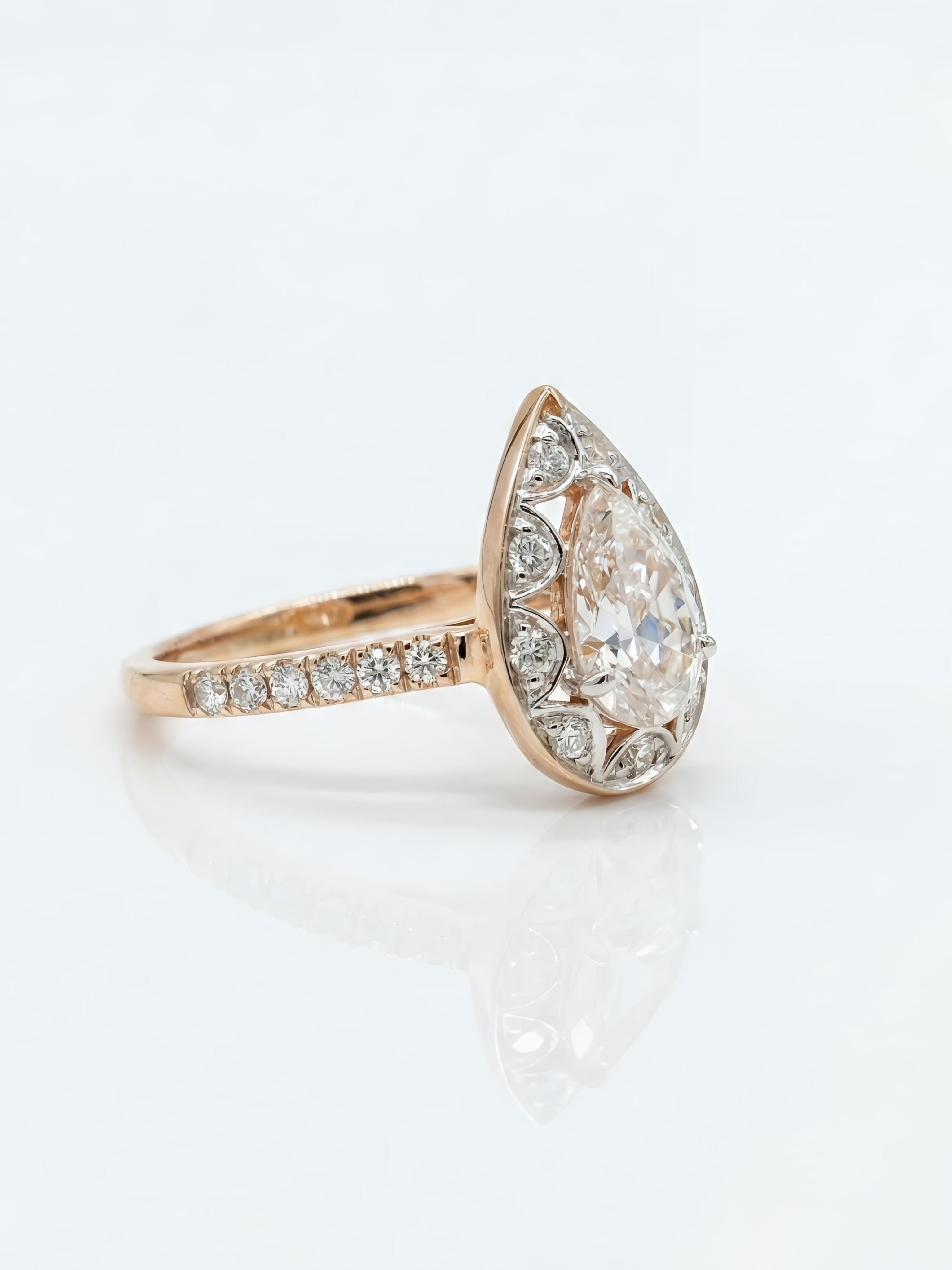 Triumph 1ct Lab Grown Diamond Ring - Radiant & Stylish