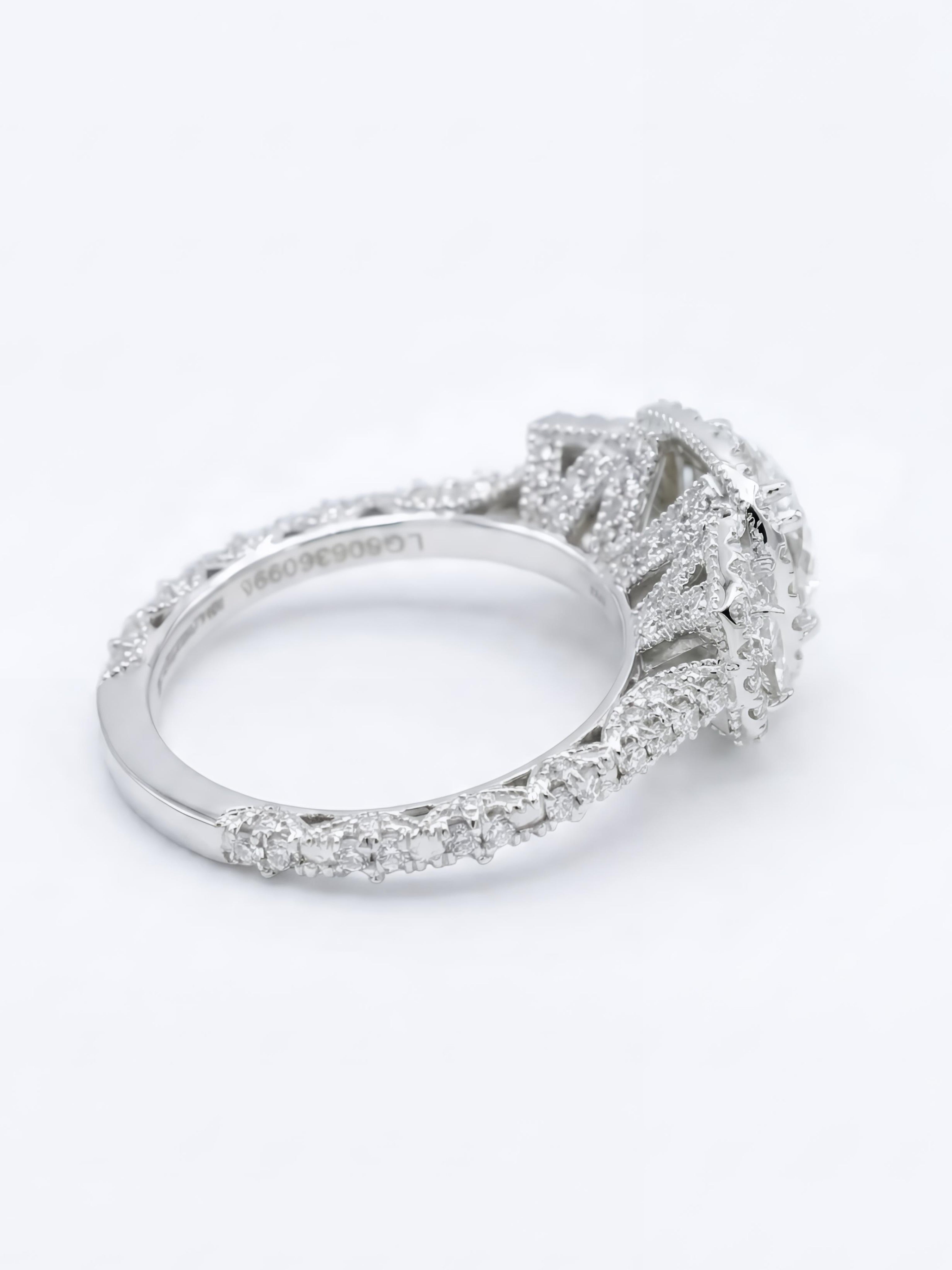 Norythia Lab Diamond Ring - Radiant Sophistication