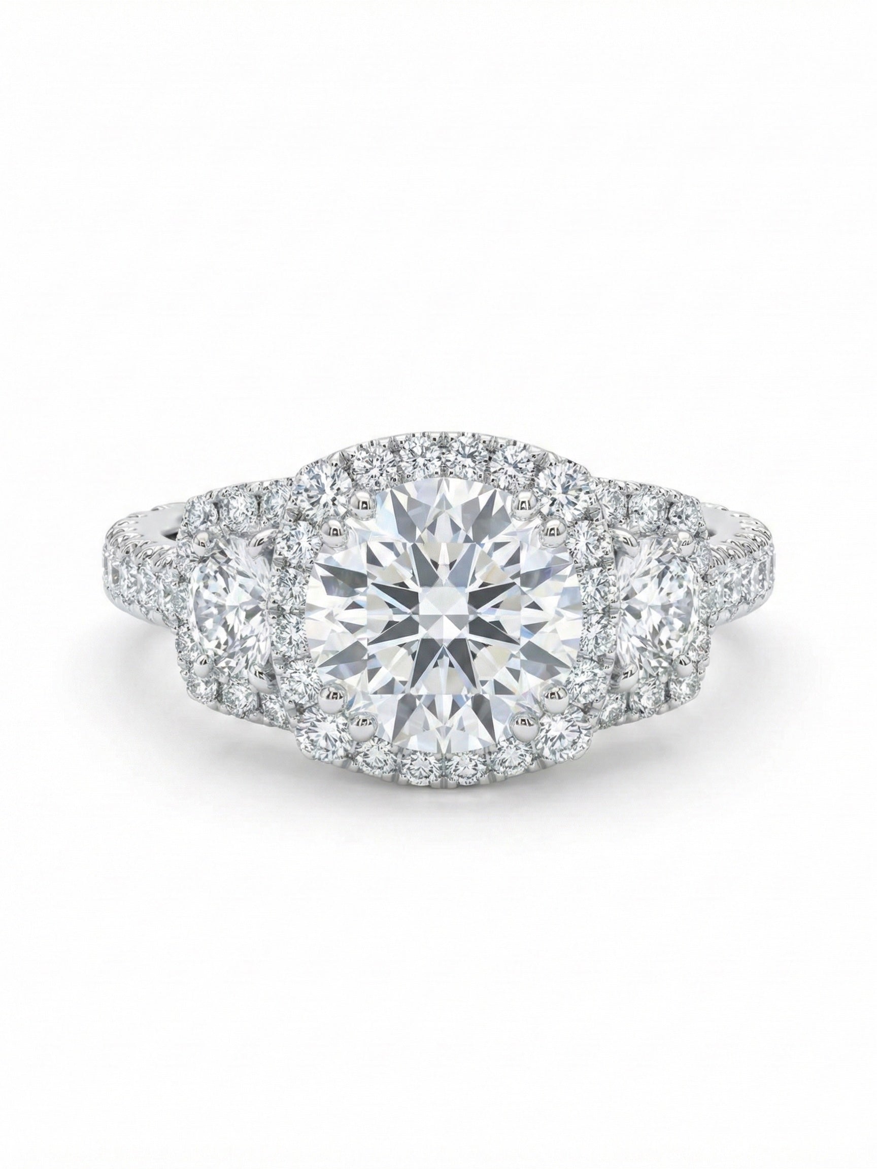Norythia Lab Diamond Ring - Radiant Sophistication