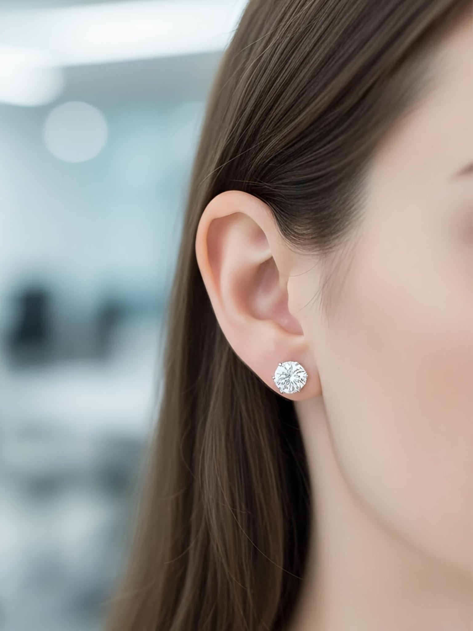Allez 2ct Lab Grown Diamond Earrings - Elegant & Stylish