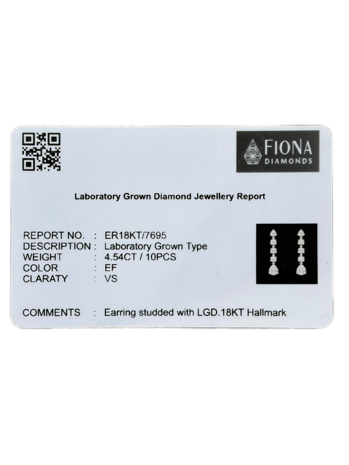 Thyrvane Elvorn Lab Diamond Earring