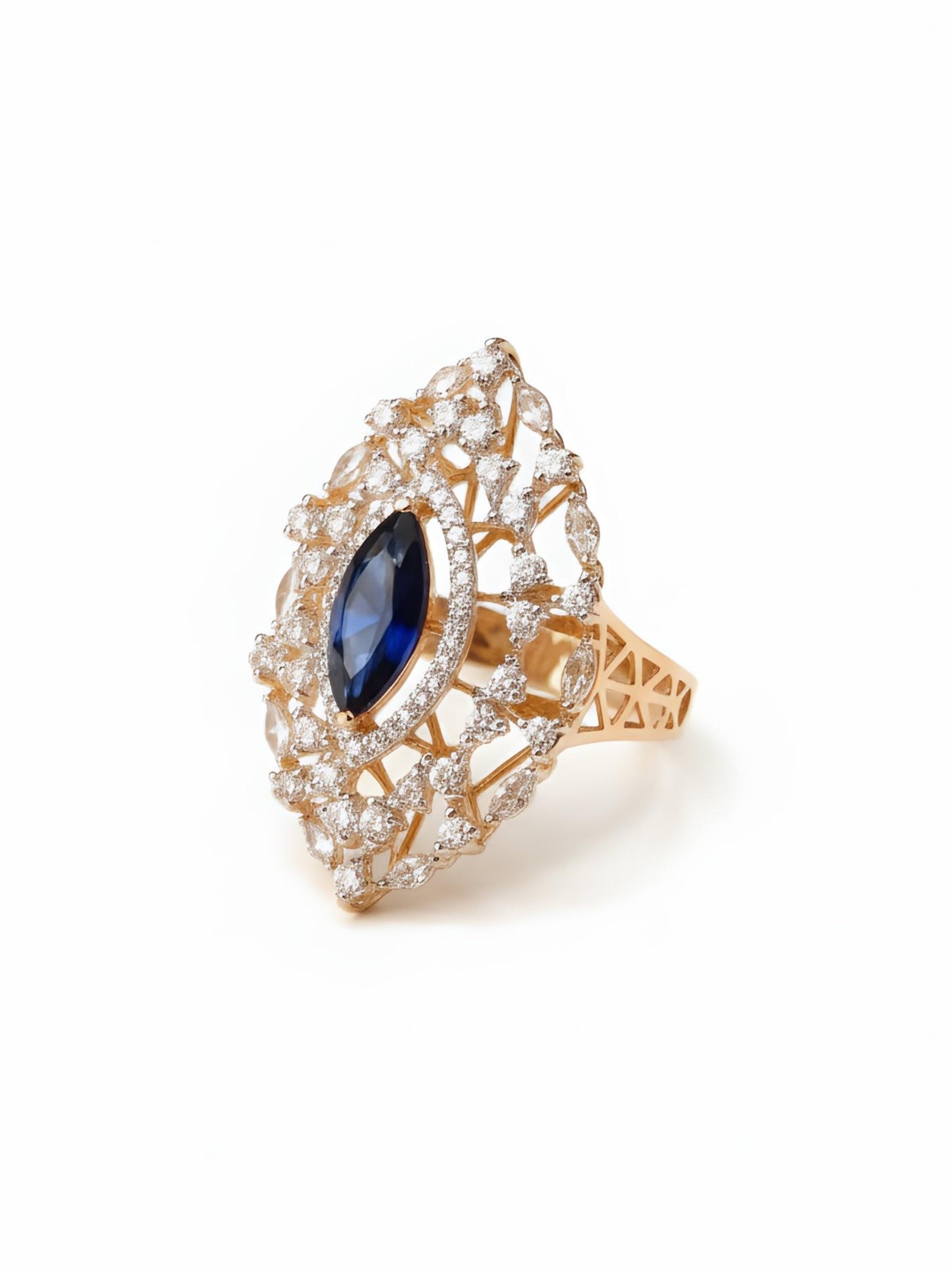 Caelithra Lab Diamond Ring – Bold & Beautiful - Fiona Diamonds - Fiona Diamonds