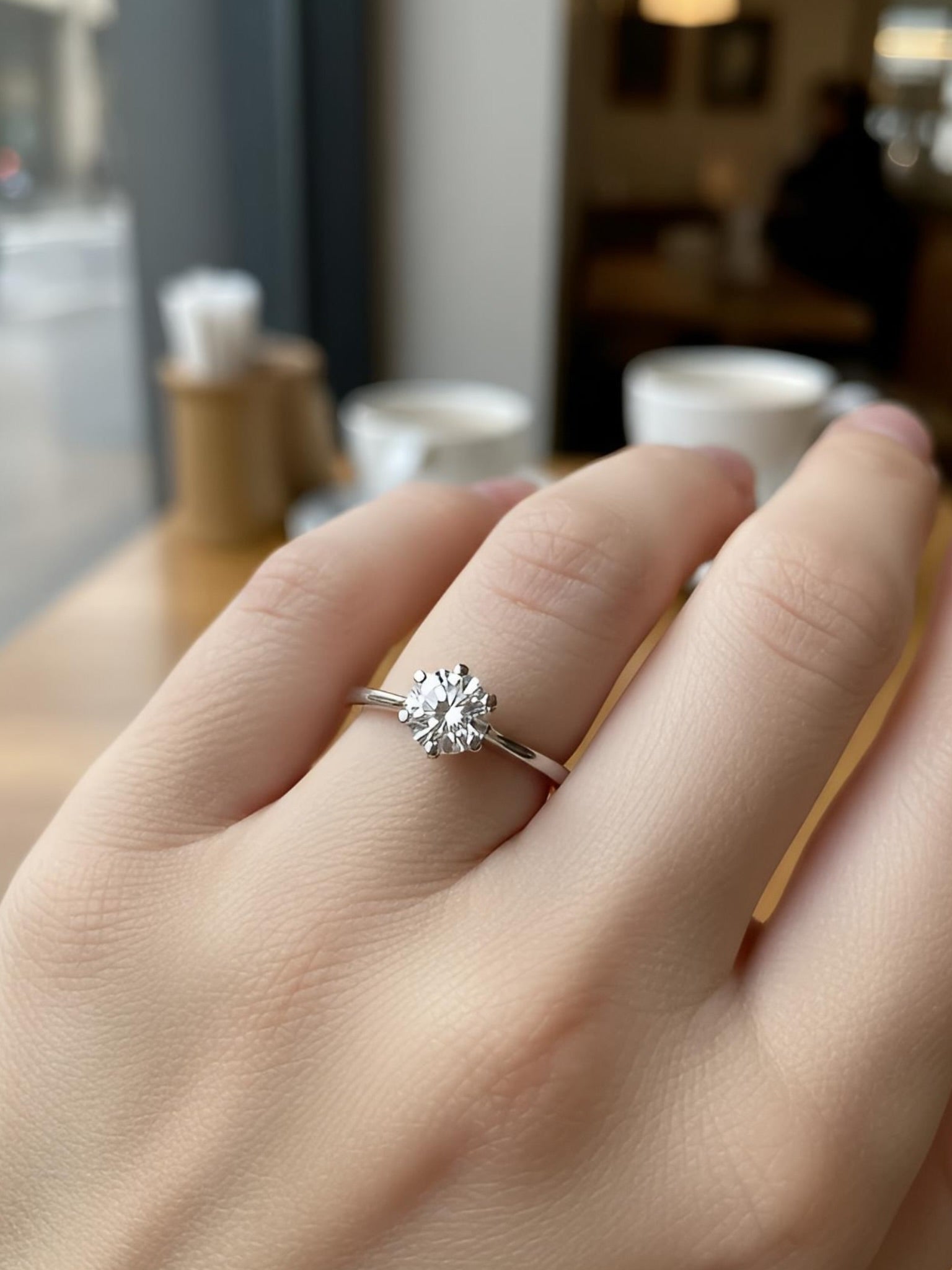 Lunar Oath 75 Pointer Lab Diamond Ring