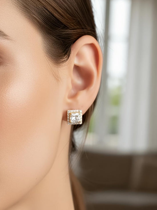 1ct Princess Rhea Bloom Lab Diamond Earring