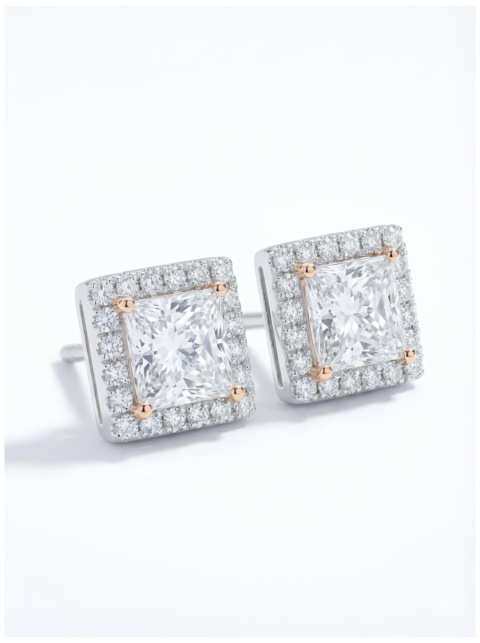 Ylyssia 1ct Lab Diamond Earring - Graceful Radiance