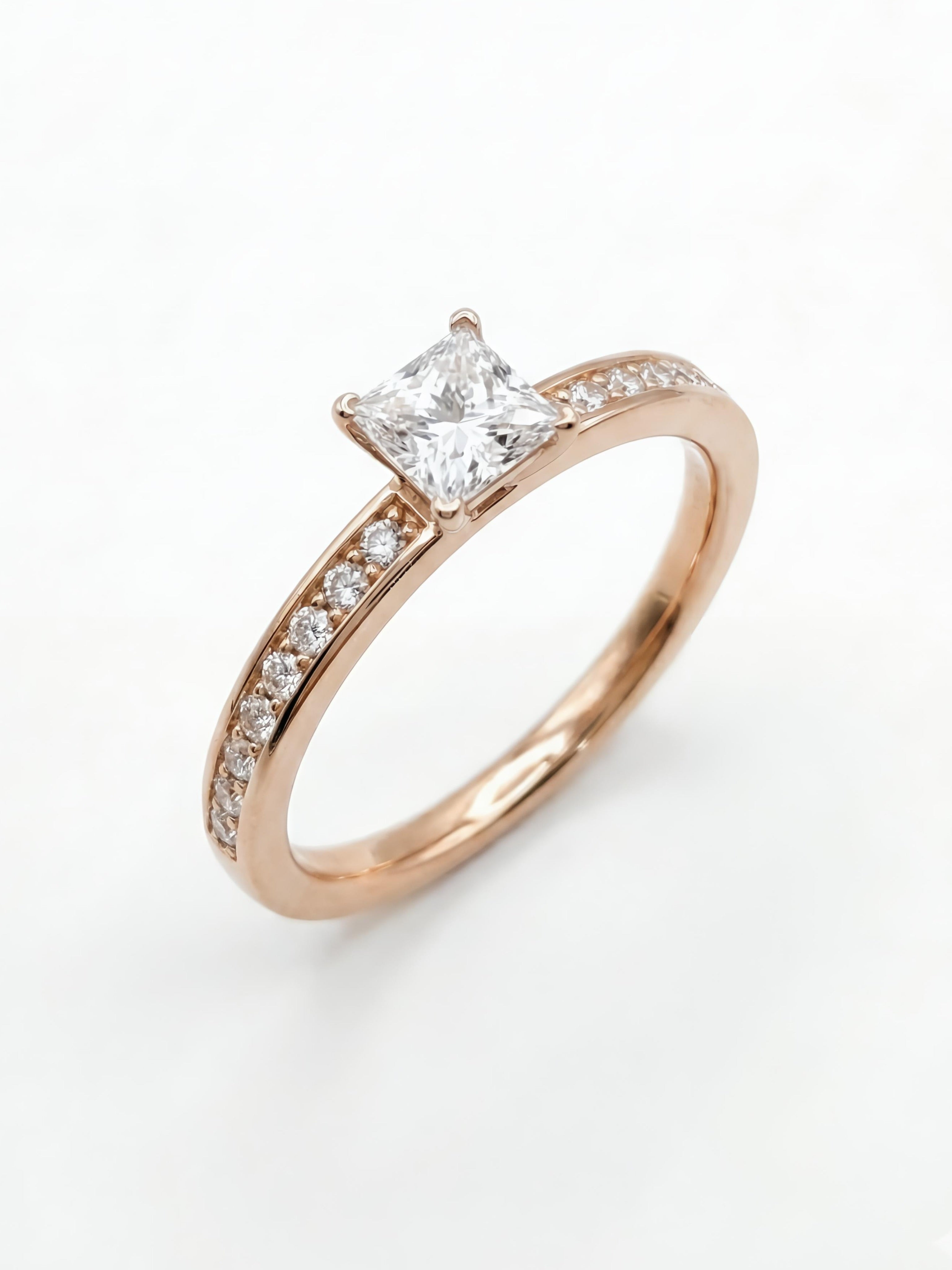 Sacred Thread 30 Pointer Lab Diamond Ring