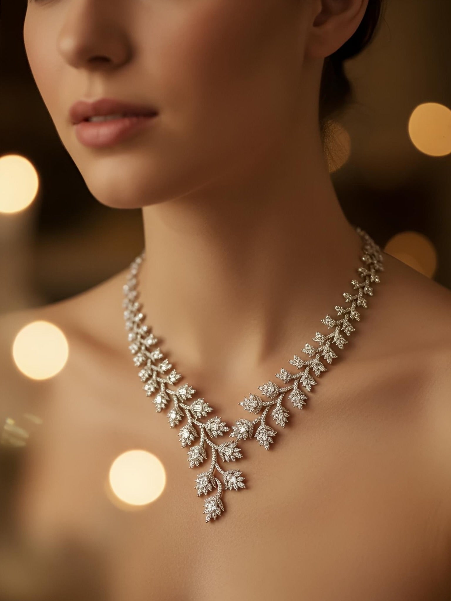 Scarlet Veil Lab Diamond Necklace