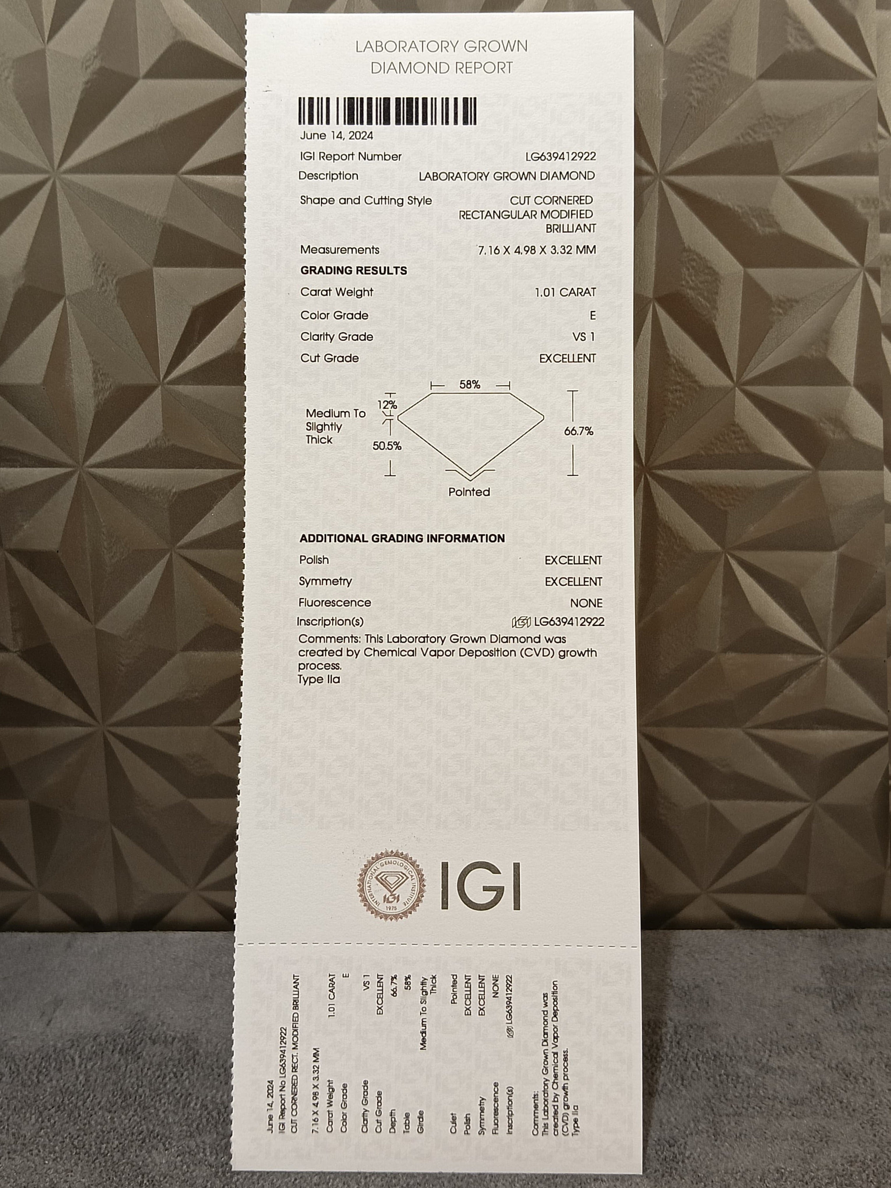 Jewel 1ct Lab Grown Diamond Ring - Classic & Elegant - Fiona Diamonds - Fiona Diamonds