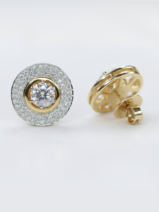 Escuincle 50 Pointer Lab Grown Diamond Earrings - Playful Charm