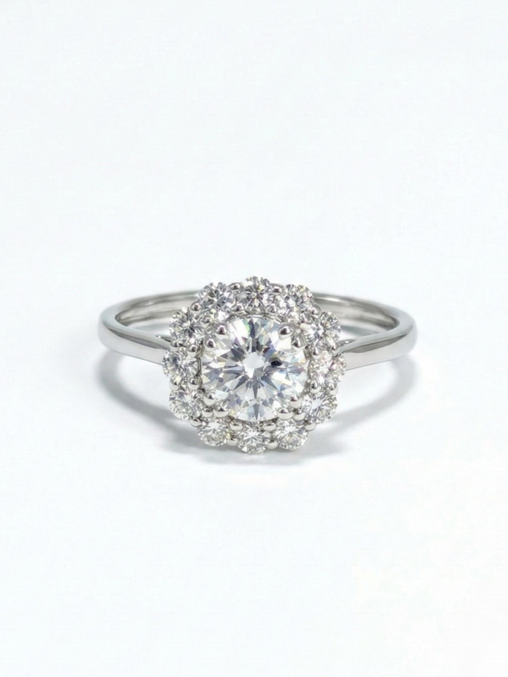 Silent Ember 48 Pointer Lab Diamond Ring