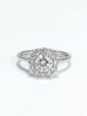 Silent Ember 48 Pointer Lab Diamond Ring