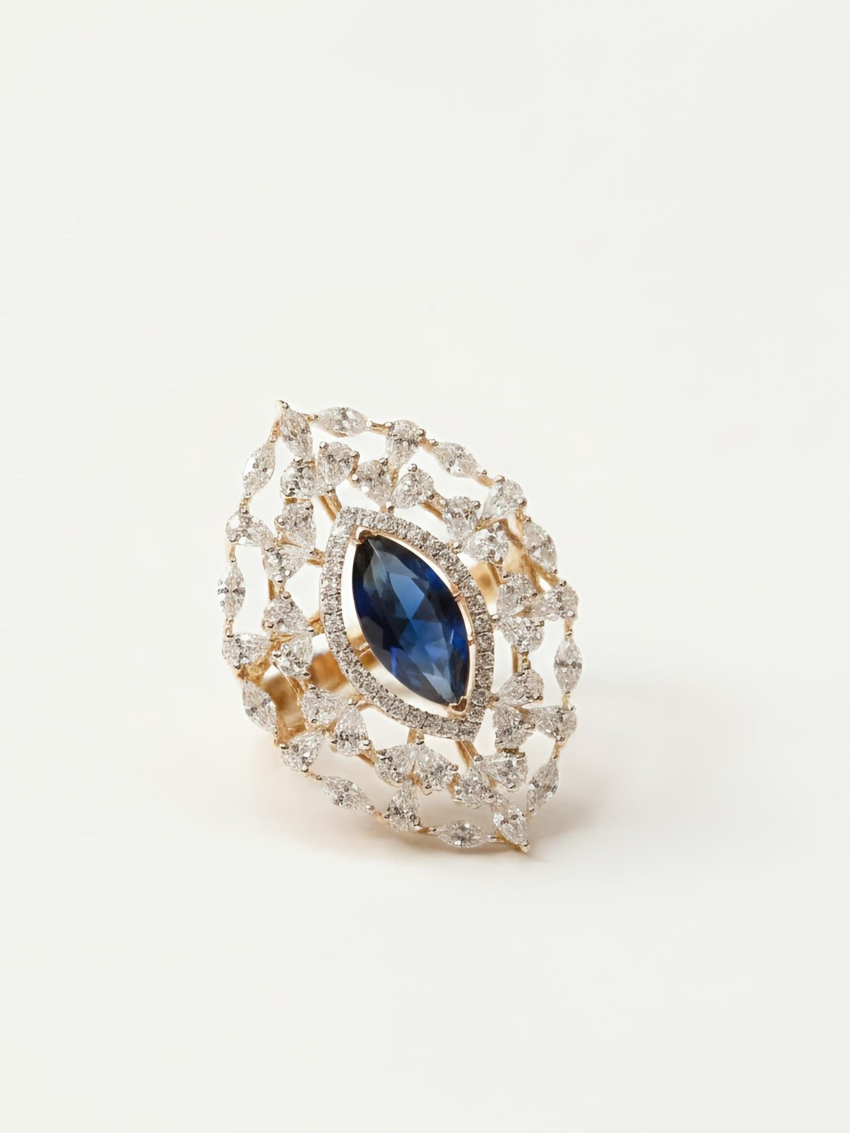 Caelithra Lab Diamond Ring – Bold & Beautiful - Fiona Diamonds - Fiona Diamonds