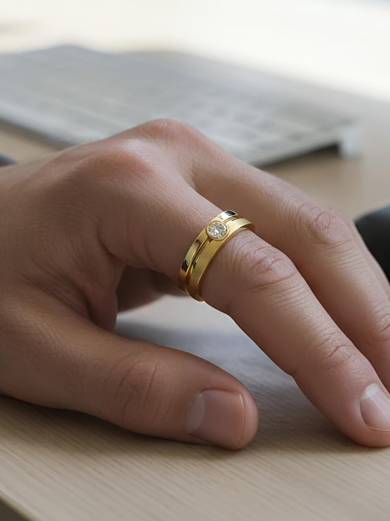 32 Pointer Round Lab Diamond Ring