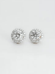 2ct Round Nube Lab Grown Diamond Earrings - Radiant & Chic