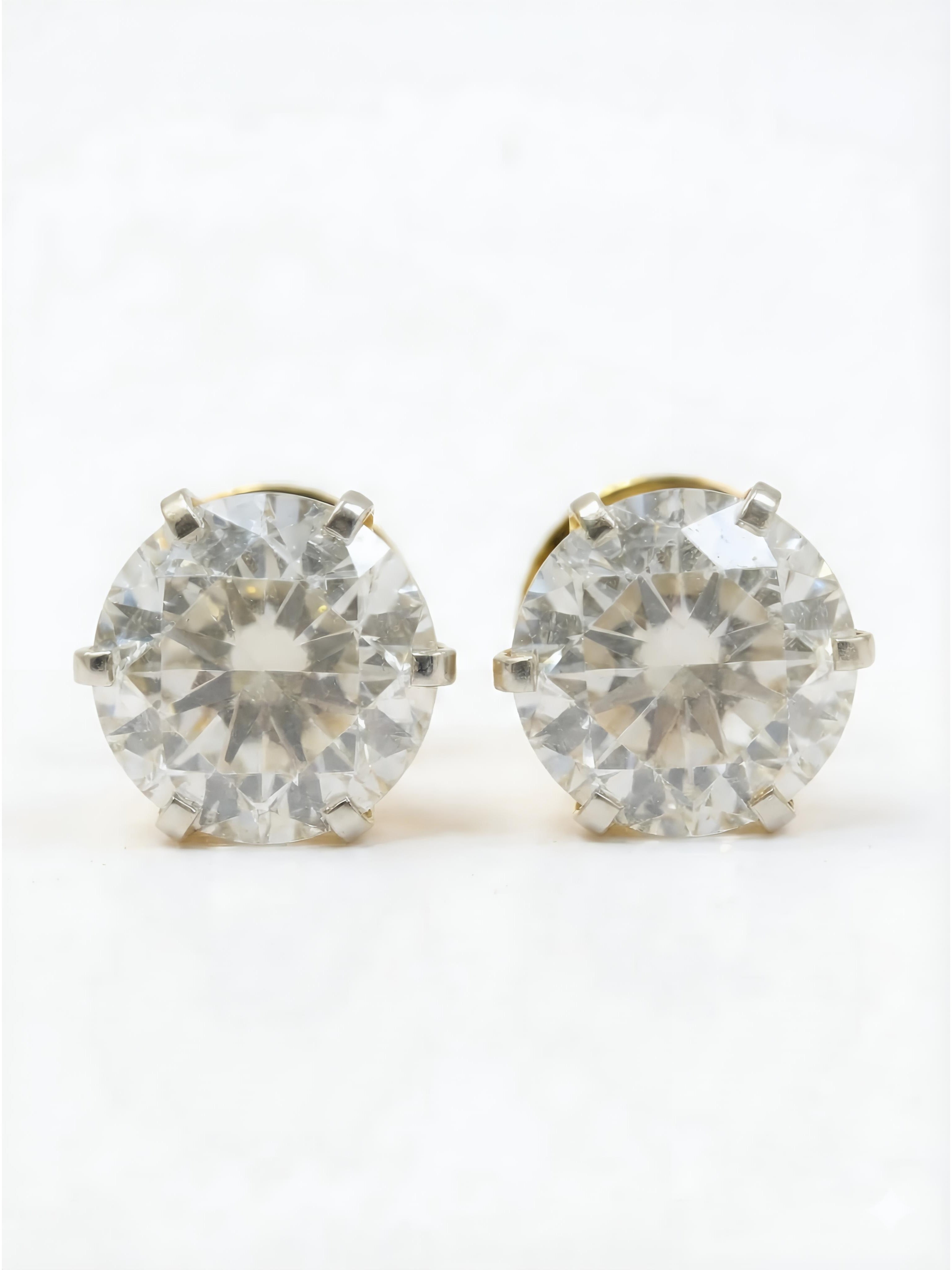 Sena Tide 3.5ct Round Lab Diamond Earring