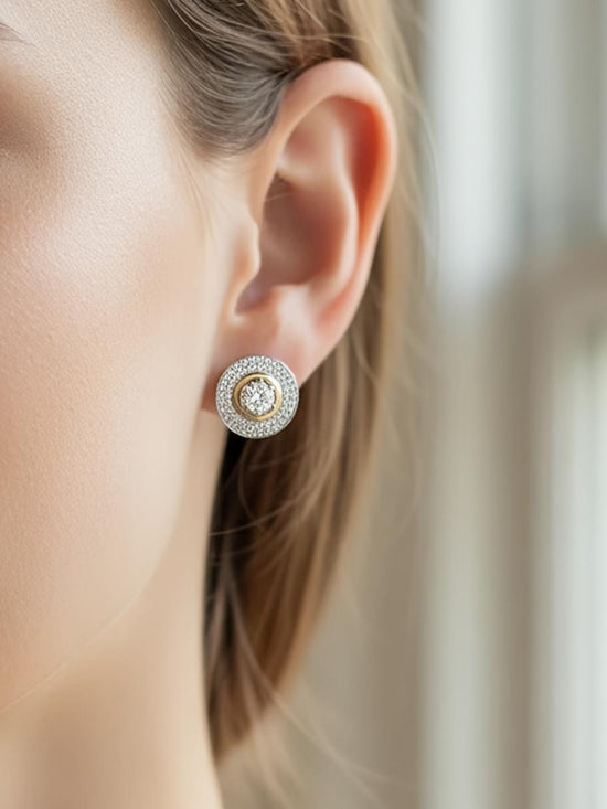 Escuincle 50 Pointer Lab Grown Diamond Earrings - Playful Charm