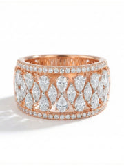 Deslumbrante Lab Grown Diamond Ring - Dazzling Elegance