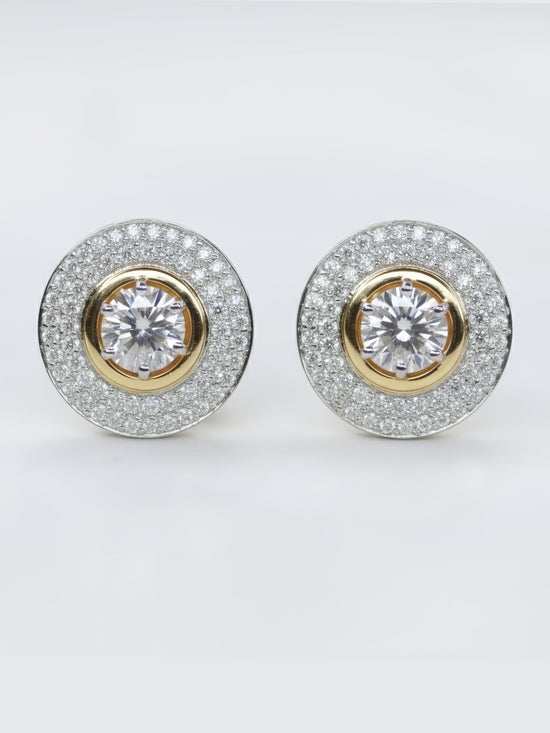 Escuincle 50 Pointer Lab Grown Diamond Earrings - Playful Charm