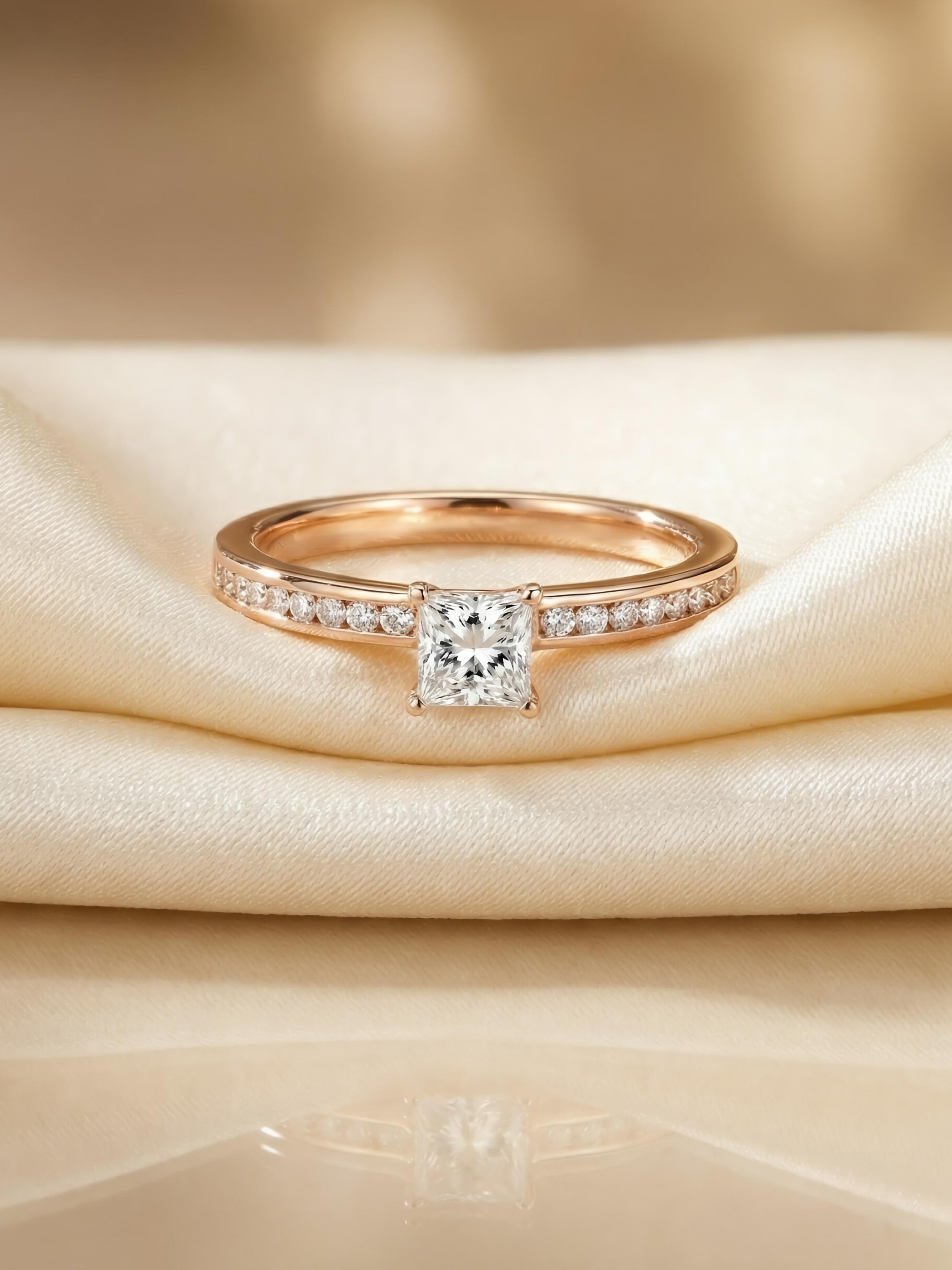 Sacred Thread 30 Pointer Lab Diamond Ring