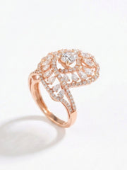 Vespera Lab Diamond Ring - Radiant & Chic