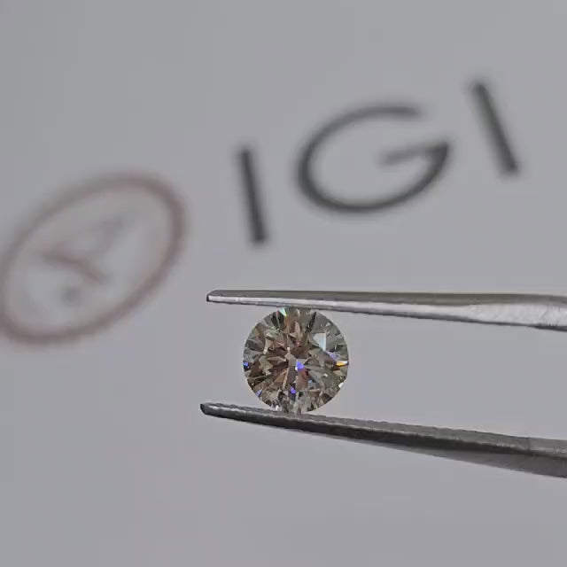 Load and play video in Gallery viewer, Round 1.02ct F-VS1 Loose Lab Grown Diamond Solitaire
