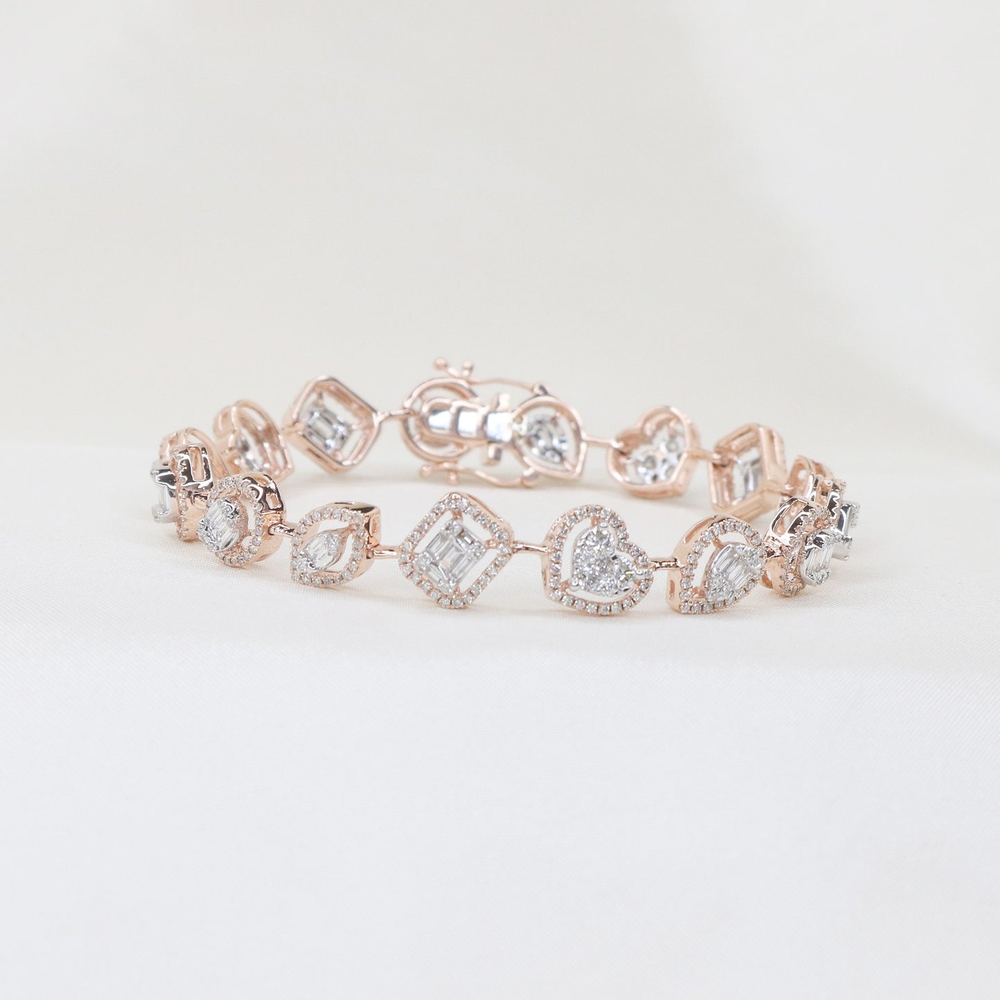 Load image into Gallery viewer, Reflection fancy diamond bracelet designs Fiona Diamonds
