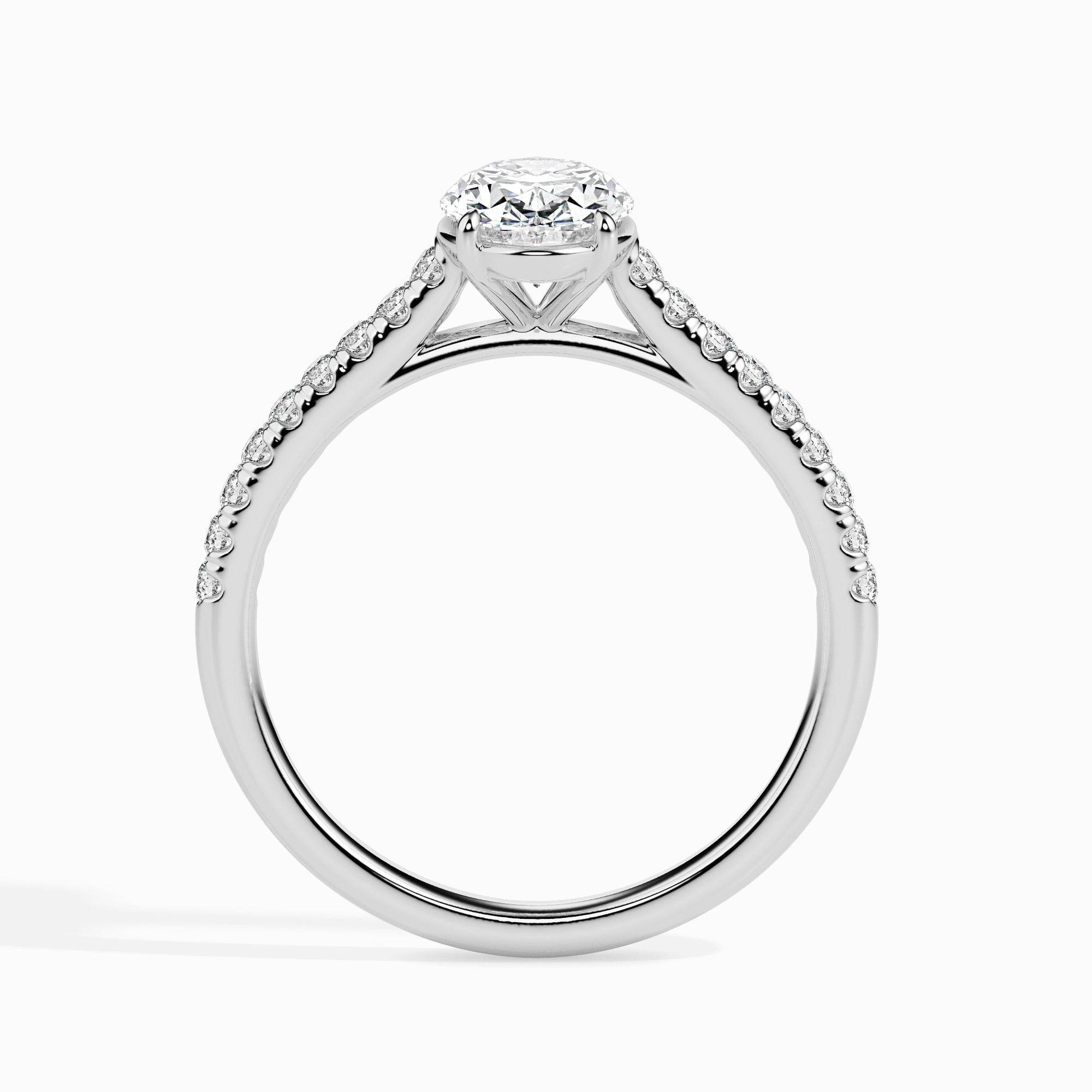 2ct Oval Lab Diamond Ellie Solitaire Ring - Fiona Diamonds - Fiona Diamonds