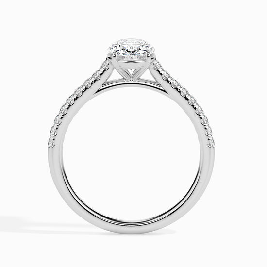 Load image into Gallery viewer, 2ct Oval Lab Diamond Ellie Solitaire Ring
