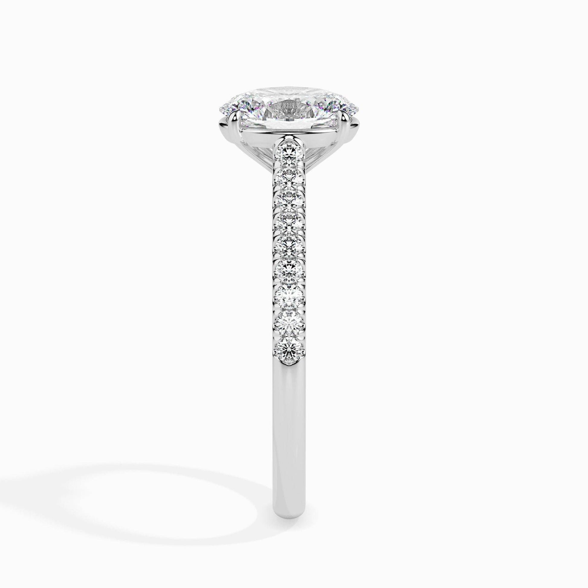 2ct Oval Lab Diamond Ellie Solitaire Ring - Fiona Diamonds - Fiona Diamonds