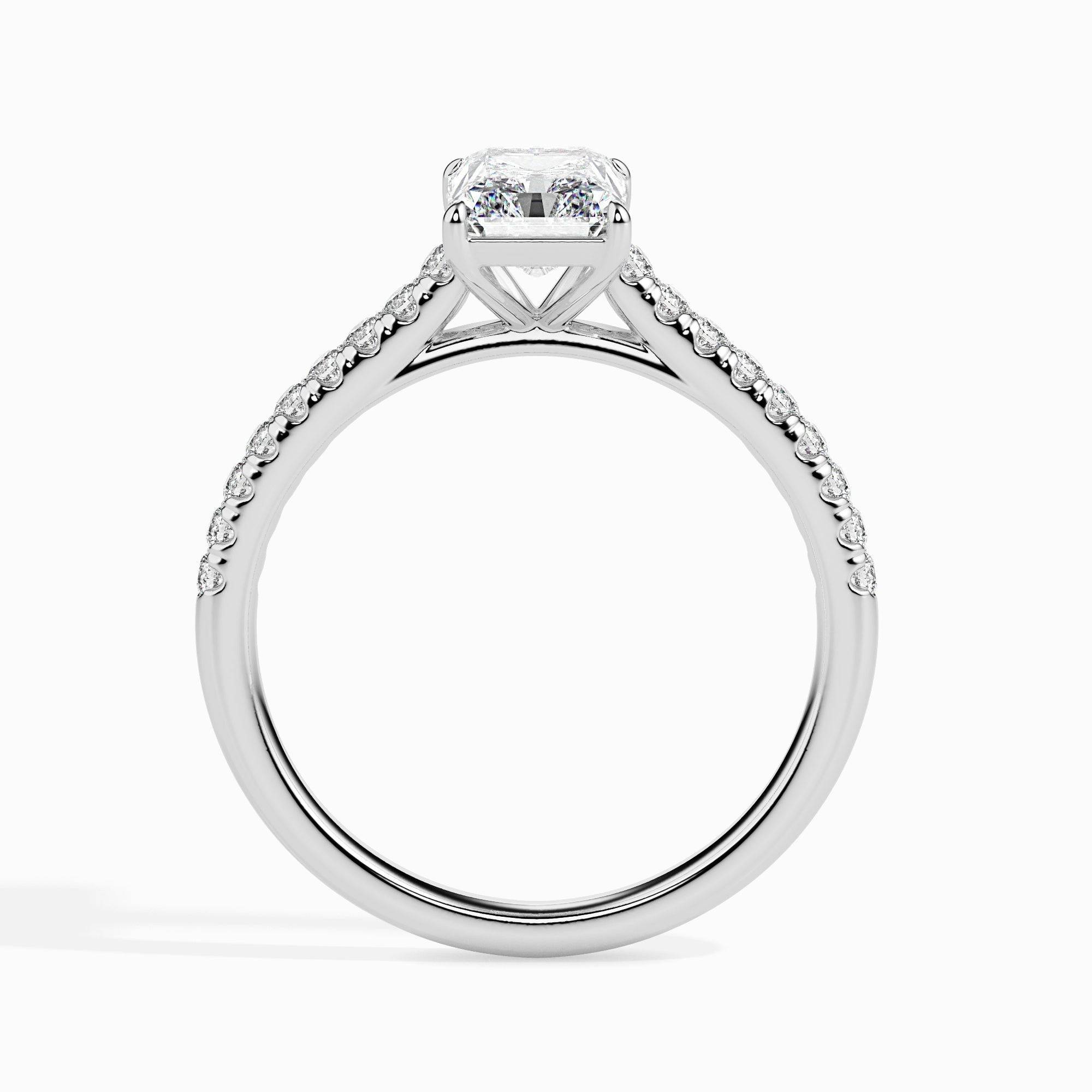 2ct Rediant Lab Diamond Waver Solitaire Ring - Fiona Diamonds - Fiona Diamonds