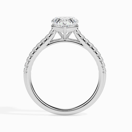 Load image into Gallery viewer, 1.5ct Heart Lab Diamond Ivy Solitaire Ring
