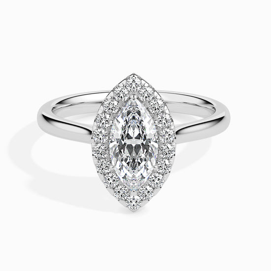 Load image into Gallery viewer, Solitaire Engagement Diamond Ring in 18 karat White Gold by Fiona Diamonds
