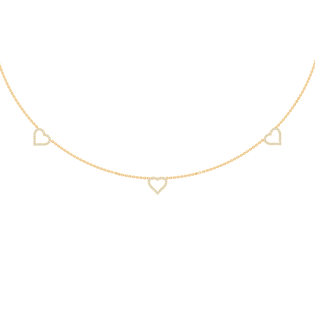 Medlay Heart Lab Diamond Pendant - Fiona Diamonds - Fiona Diamonds