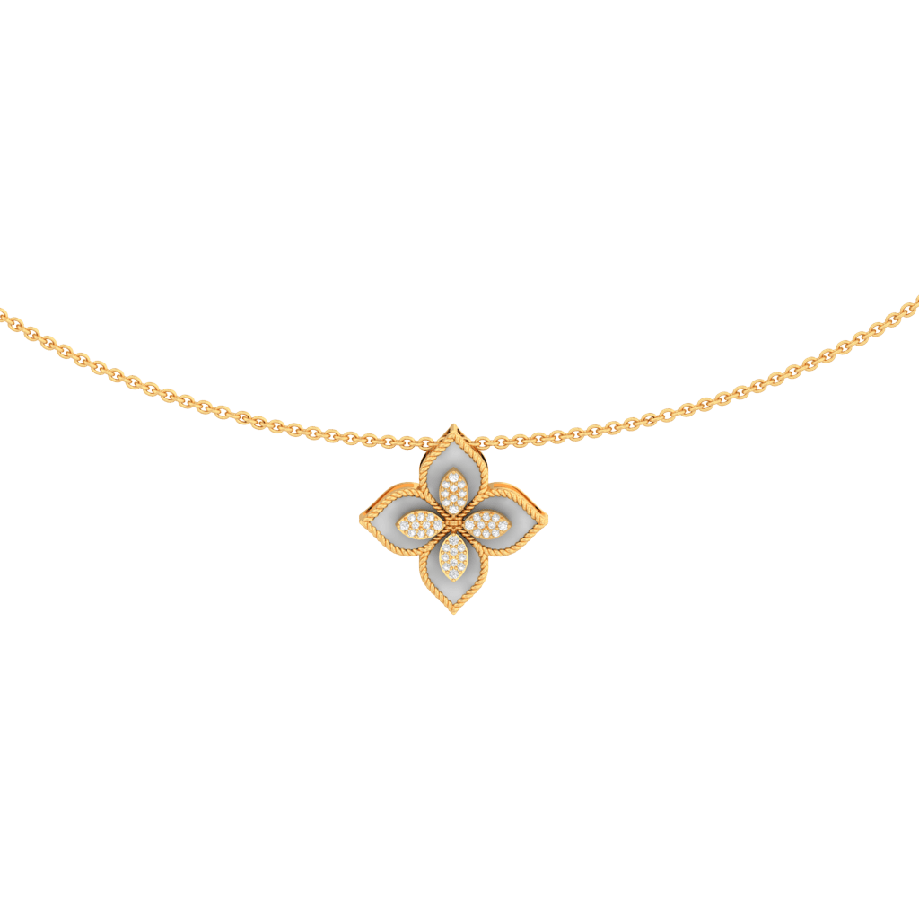 Lavaliere Lab Diamond Pendant - Fiona Diamonds - Fiona Diamonds