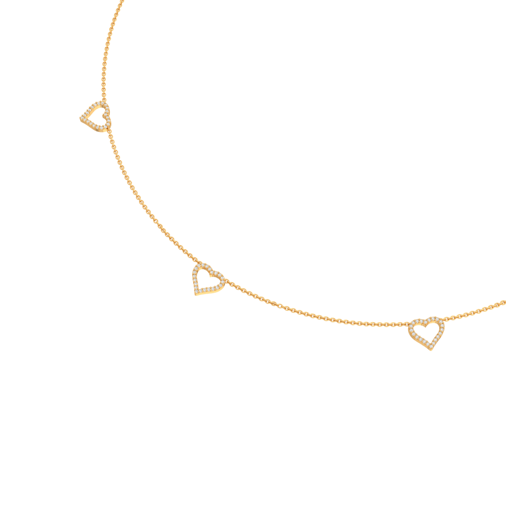 Medlay Heart Lab Diamond Pendant - Fiona Diamonds - Fiona Diamonds