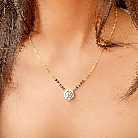 Diamond mangalsutra rate Clearance