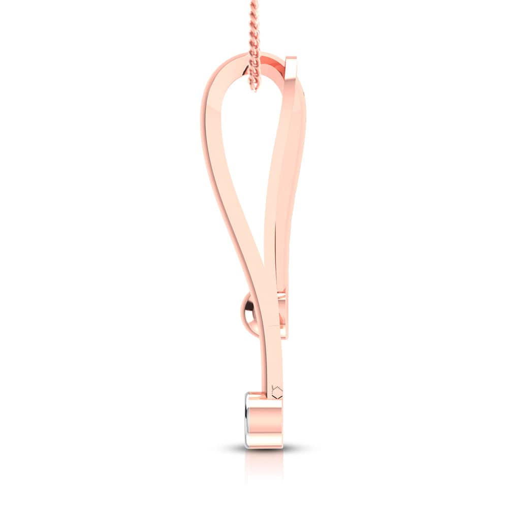 Palo modern lab grown diamond pendant design Fiona Diamonds