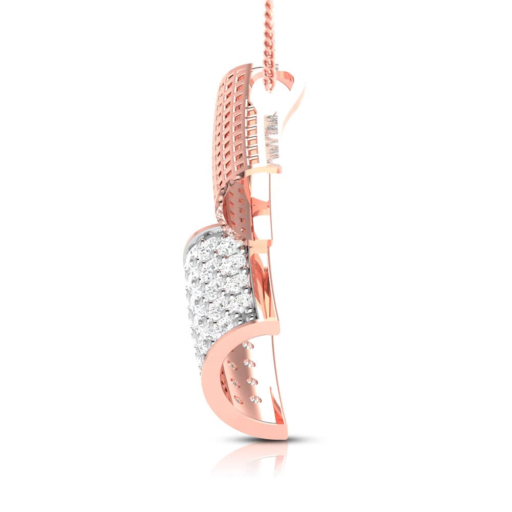 Scicosso modern lab grown diamond pendant design Fiona Diamonds