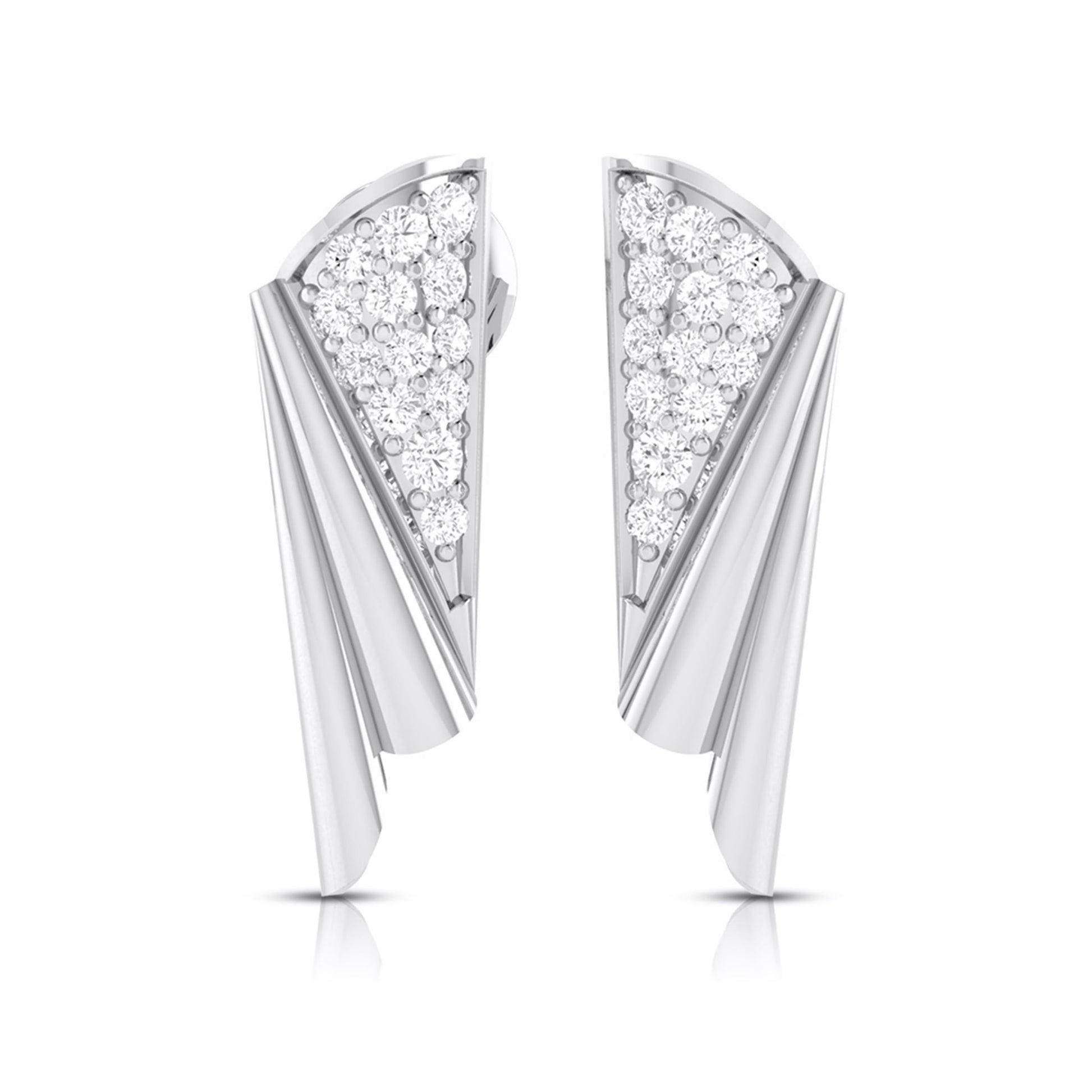 Daily wear earrings design Gallery Lab Grown Diamond Earrings Fiona Diamonds