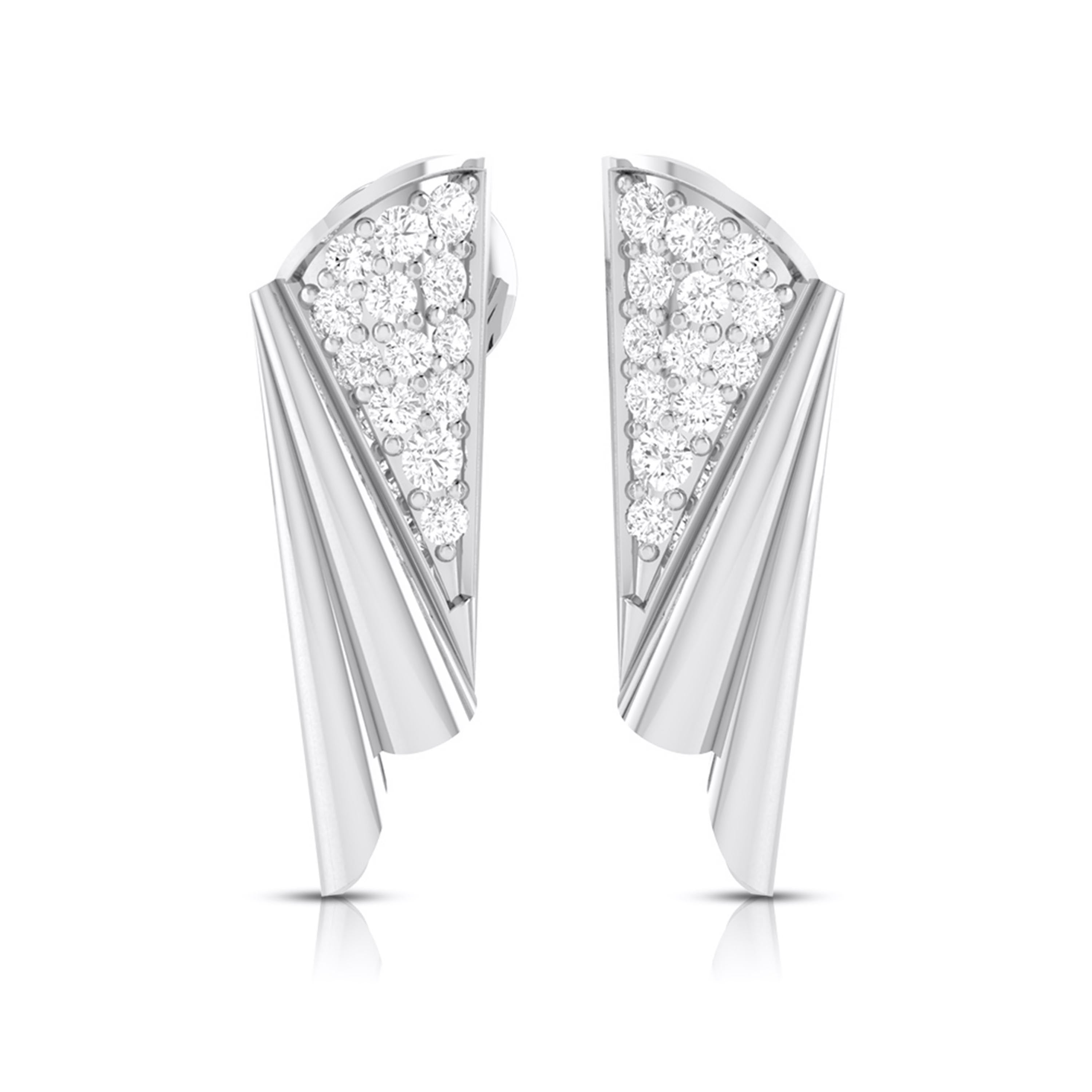 Daily wear earrings design Gallery Lab Grown Diamond Earrings Fiona Diamonds